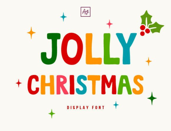 Bring Holiday Cheer with the Jolly Christmas Display Font