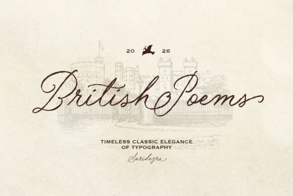 British Poems: A Handwritten Font for Timeless Elegance