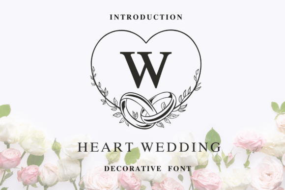 Heart Wedding: Crafting Elegant Monograms for Lasting Impressions