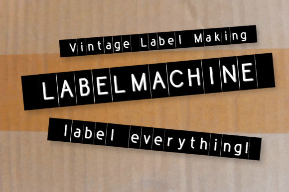 Label Machine: A Cool, Adaptable Decorative Font