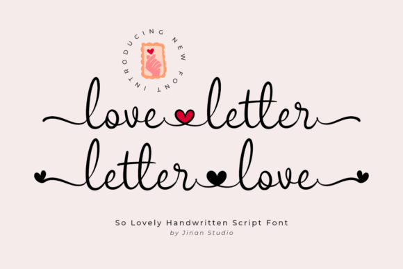 Love Letter: A Font with Handwritten Heart
