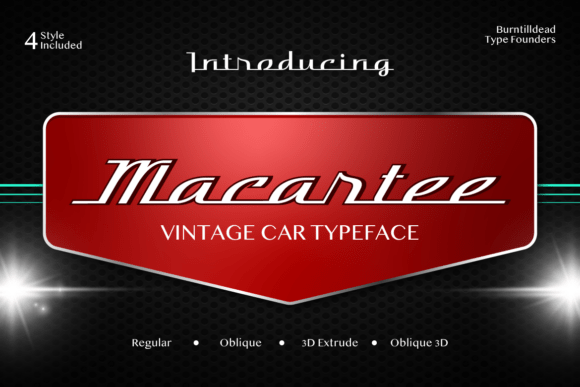 Macartee: The Vintage Typeface with a Modern Engine