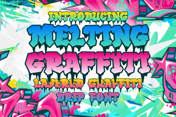 Melting Graffiti: Urban Energy for Bold Designs