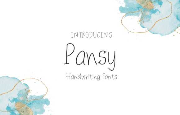 Pansy Font: A Friendly Handwritten Touch for Modern Design