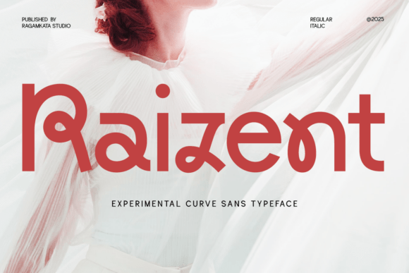 Raizent: A Bold, Futuristic Curve Sans Typeface for Modern Design