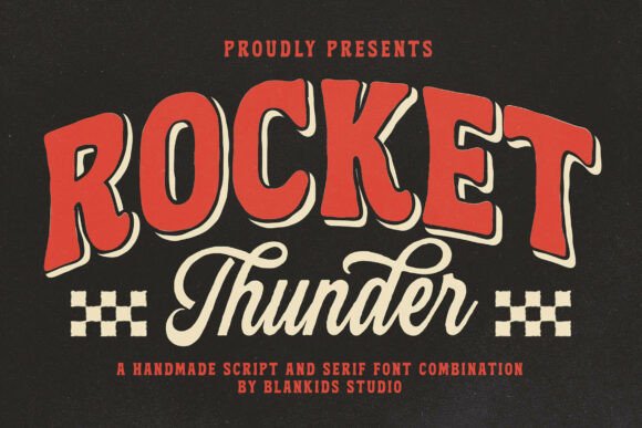 Rocket Thunder: Vintage Charm for Modern Branding