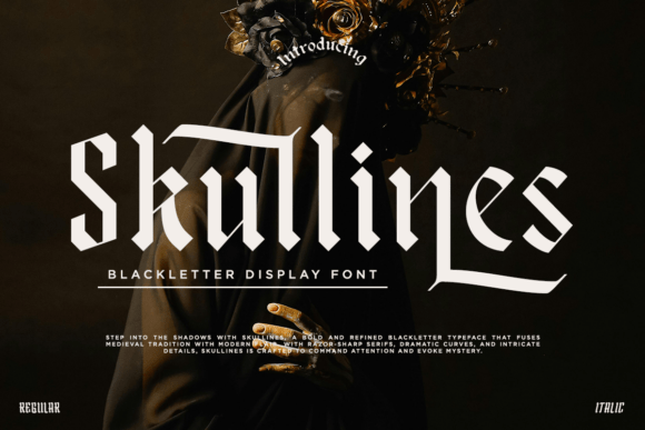 Skullines: Mastering the Art of Bold Blackletter Display