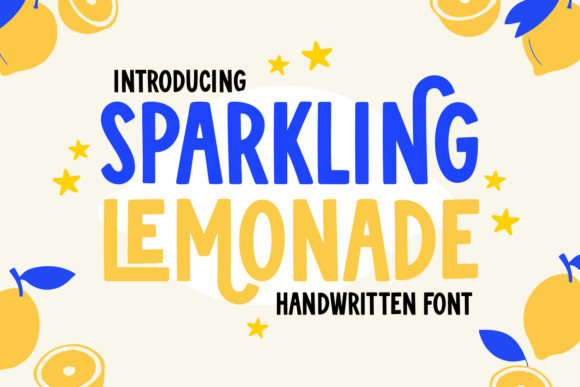 Sparkling Lemonade: A Fresh Take on Playful Typography